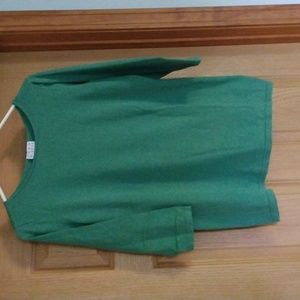 🦋JOAN RIVERS 3/4 SLEEVE,CREW NECK,FINE GAGE SWEATER EUC
